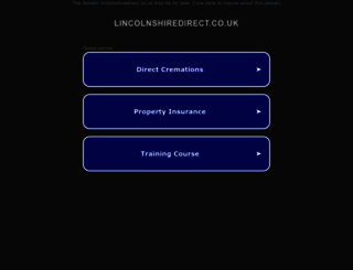 lincolnshiredirect.co.uk screenshot