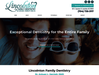 lincolntonfamilydentistry.com screenshot