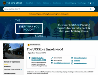 lincolnwood-il-6232.theupsstorelocal.com screenshot