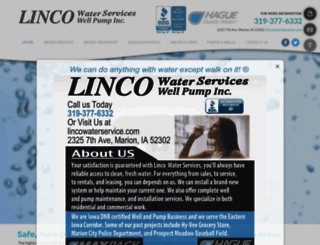 lincowaterservice.com screenshot