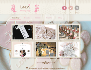 lindaweddingdesign.com screenshot