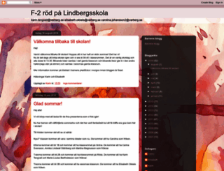 lindbergsskolaf-2rod.blogspot.se screenshot