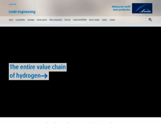 linde-engineering.com screenshot