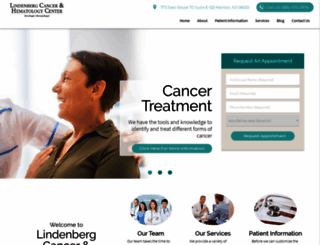 lindenbergcancer.com screenshot