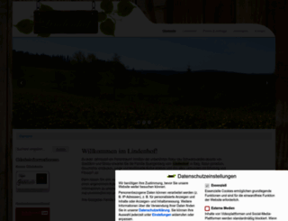 lindenhof-saig.de screenshot
