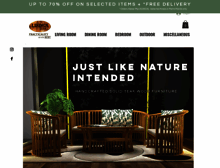 lindenteakfurniture.com screenshot