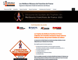 lindicateurdelafranchise.fr screenshot