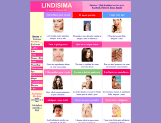 lindisima.com screenshot
