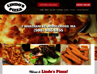 lindospizza.com screenshot