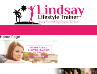 lindsaylifestyletrainer.com screenshot