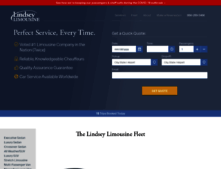 lindseylimo.com screenshot