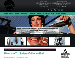 lindseyorthodontics.com screenshot