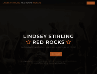lindseystirlingredrocks.com screenshot