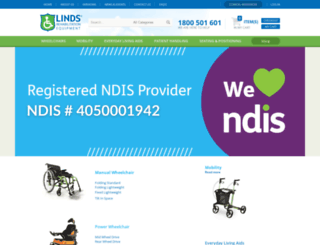 lindsrehab.com.au screenshot