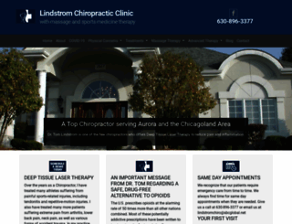 lindstromchiropractic.com screenshot