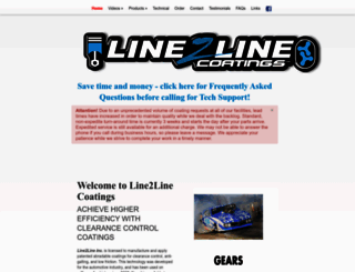 line2linecoatings.com screenshot