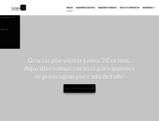 linea3cocinas.com screenshot
