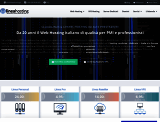 lineahosting.it screenshot