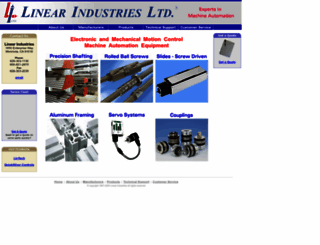 linearindustries.com screenshot
