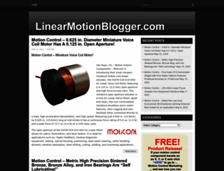 linearmotionblogger.com screenshot