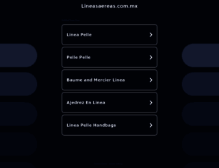 lineasaereas.com.mx screenshot