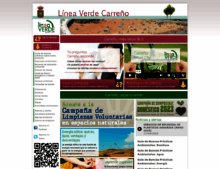 lineaverdecarreno.com screenshot