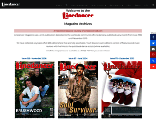 linedancermagazine.com screenshot