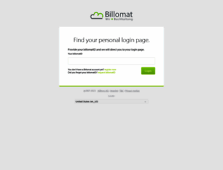 linemarketing.billomat.net screenshot