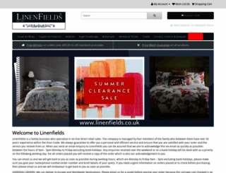 linenfields.co.uk screenshot