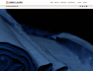linenlaura.com screenshot