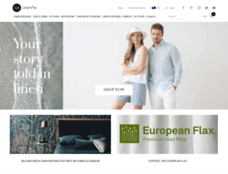 linenme.com.au screenshot