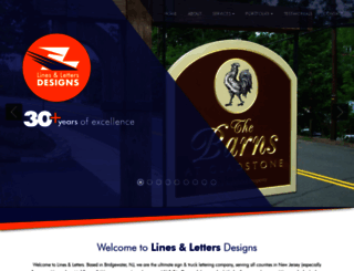 linesandlettersdesigns.com screenshot