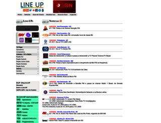 lineup.net.br screenshot