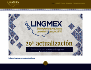 lingmex.colmex.mx screenshot