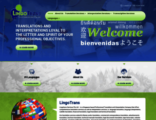 lingo-translation.com.sg screenshot