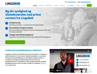 lingobob.dk screenshot