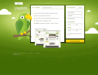lingoglobe.com screenshot