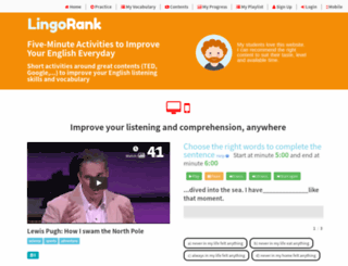 lingorank.com screenshot