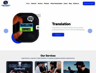 lingosolution.com screenshot