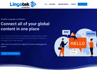 lingotek.com screenshot