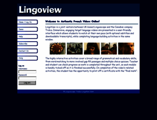 lingoview.com screenshot
