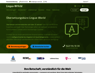 lingua-world.de screenshot