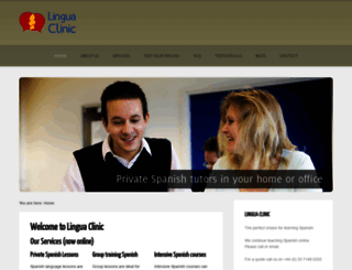linguaclinic.com screenshot