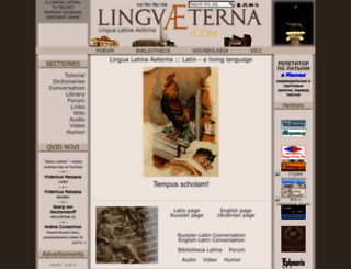 linguaeterna.com screenshot
