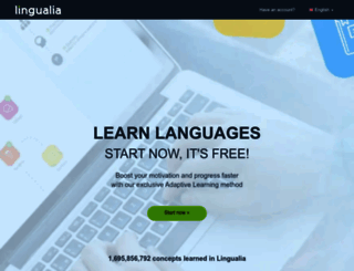 lingualia.com screenshot