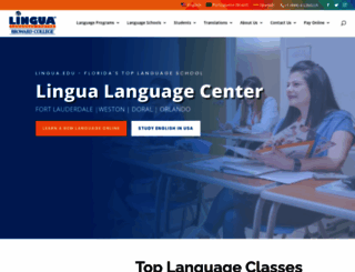 linguaschool.com screenshot