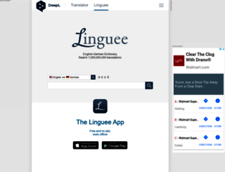 linguee.co.uk screenshot