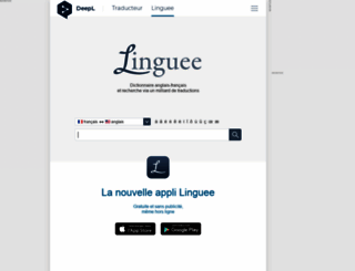 linguee.fr screenshot