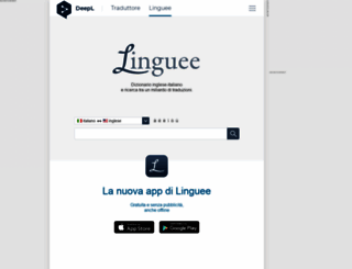 linguee.it screenshot