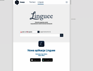 linguee.pl screenshot